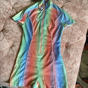 Shane Justin Watermelon Romper